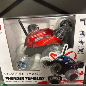 Sharper Image Thunder Tumbler 360° Spinning Car - Red and Black